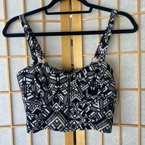 Printed Crop Top